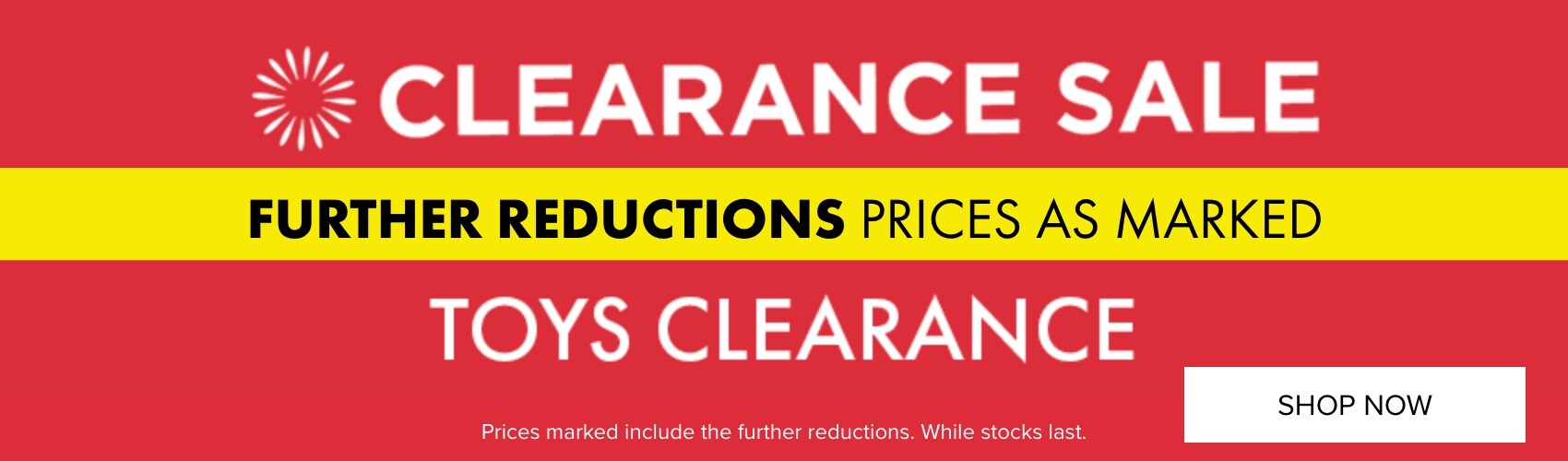 Toys Take a Further Clearance