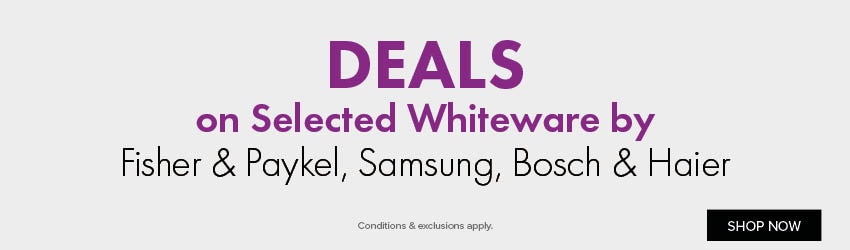 DEALS on Selected Whiteware by Fisher & Paykel, Samsung, Bosch & Haier
