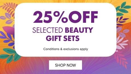 25% OFF selected Beauty Gift Sets