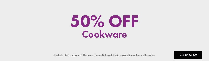 50% OFF Cookware