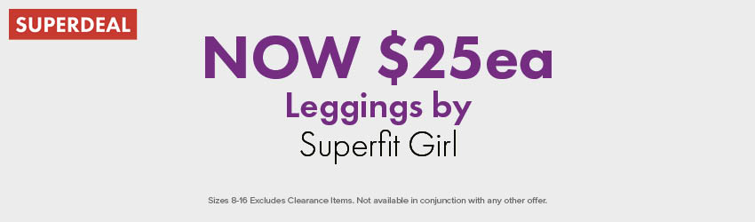 NOW $25ea Leggings by Superfit Girl
