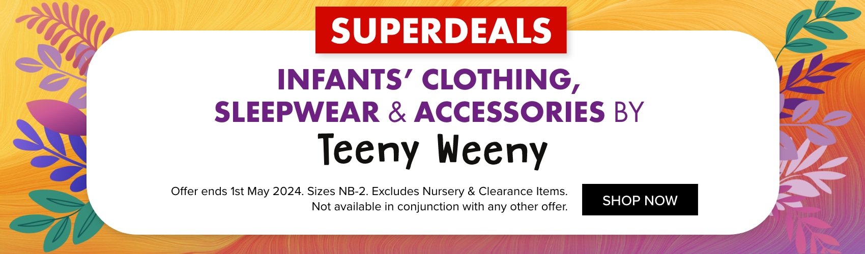 Teeny Weeny Infants' Clothing, Sleepwear & Accessories