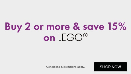 Buy 2 or more & save 15% on LEGO®