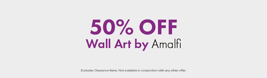 50% OFF Wall Art by Amalfi