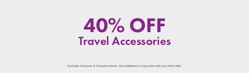 40% OFF Travel Accessories