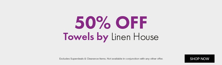 50% OFF Towels by Linen House