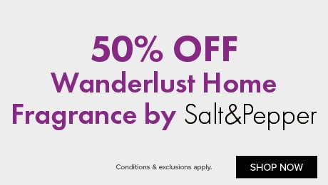 50% OFF Wanderlust Home Fragrance by Salt&Pepper