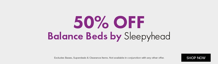 50% OFF Balance Beds by Sleepyhead
