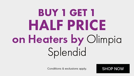 BUY 1 GET 1 HALF PRICE on Heaters by Olimpia Splendid
