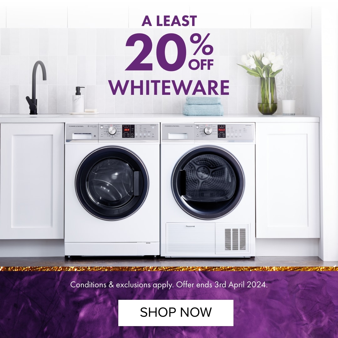 AT LEAST 20% OFF Whiteware