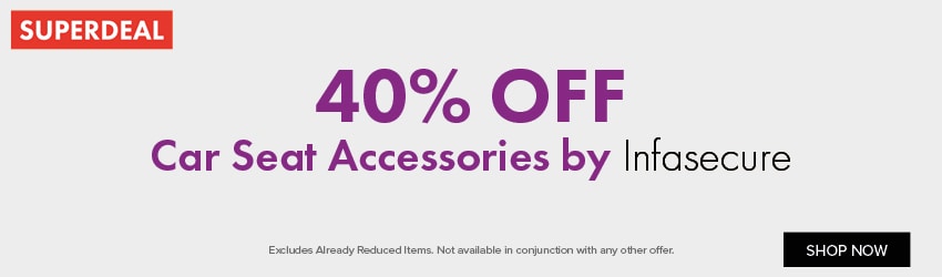 40% OFF Car Seats Accessories by Infasecure