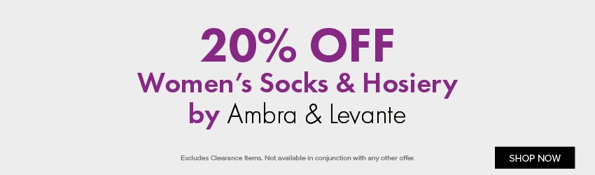 20% OFF Women’s Socks & Hosiery by Ambra & Levante