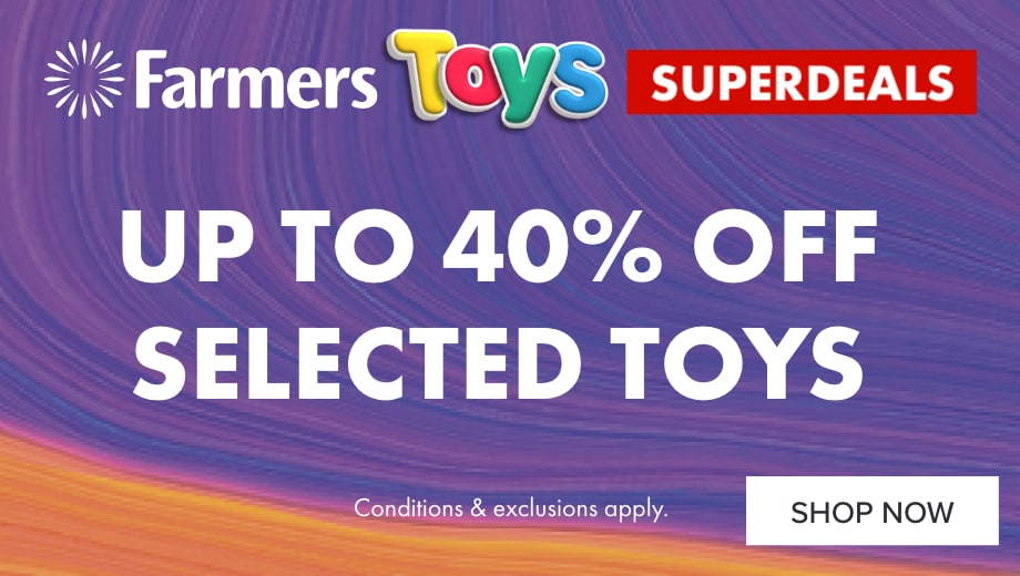 UP TO 40% OFF SELECTED TOYS