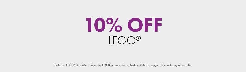 10% OFF LEGO®