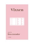 Vixxen 3 Hook Bra Extender White product photo