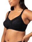 Triumph Lace Maternity Wirefree Bra, Black, D-H product photo View 04 S