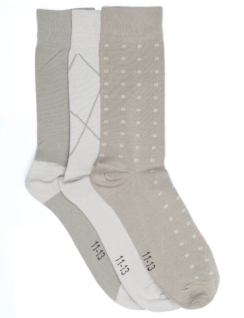 Harlequin Diagonal Sock, 3-Pack product photo View 02 L