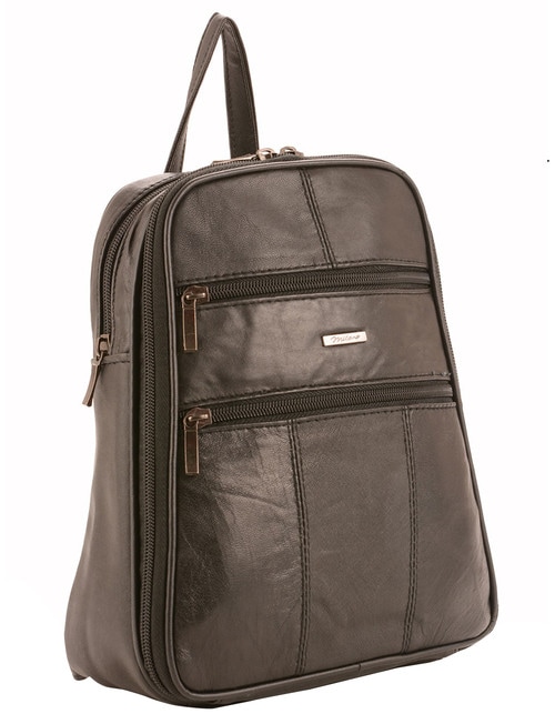 Milano Patch Backpack, Black product photo View 02 L