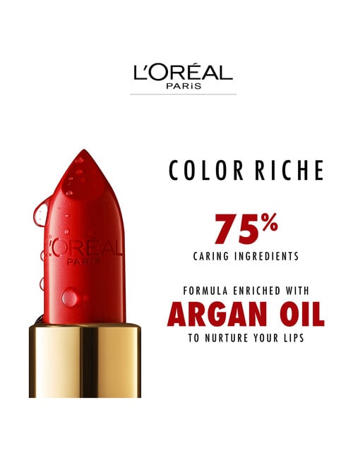L'Oreal Paris Colour Riche Satin Lipstick, 297 Red Passion product photo View 07 L