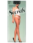 Secrets Pantyhose, 20 Denier, 2-Pack, Black product photo