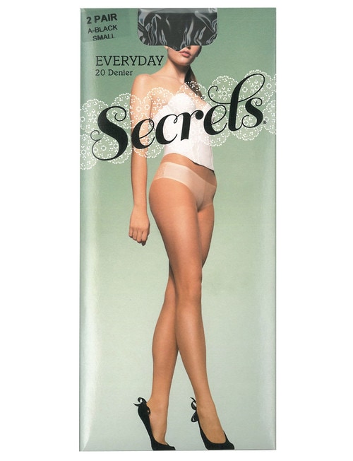 Secrets Pantyhose, 20 Denier, 2-Pack product photo