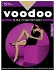 Voodoo Shine Comfort Sheer Brief Pantyhose, 15 Denier product photo