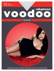 Voodoo Voluptuous Shine Pantyhose, 15 Denier, Black Magic product photo