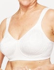 Playtex Ultimate Lift and Support Wirefree Bra, White, B-E product photo View 02 S