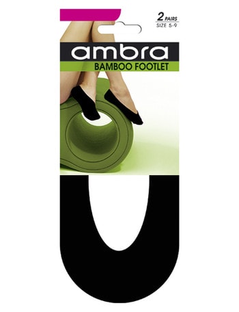 Ambra Bamboo Footlet, 2-Pack product photo