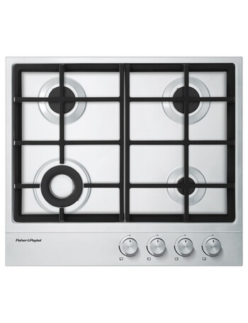 Fisher & Paykel 4-Burner Gas Cooktop with Mini Wok CG604DX1-4 product photo