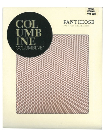 Columbine Fishnet Pantyhose, Toast product photo