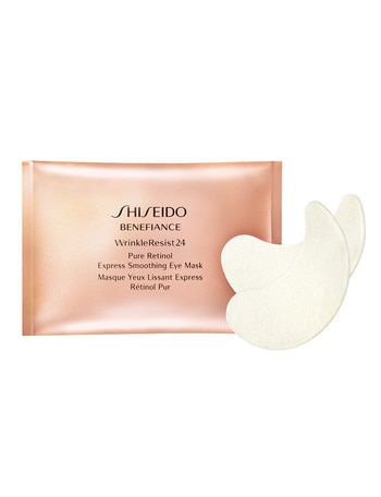 Shiseido Benefiance WrinkleResist24 Pure Retinol Express Smoothing Eye Mask ,12 Packettes product photo