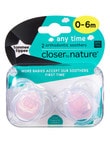 Tommee Tippee Anytime Soother, 0-6M, 2pk, Assorted product photo View 03 S