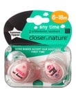 Tommee Tippee Anytime Soother, 6-18M, 2pk, Assorted product photo View 02 S