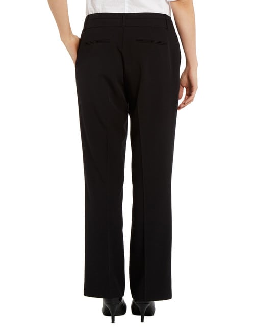 Oliver Black Two-Way-Stretch Classic Pant, Shorter-Length, Black product photo View 02 L