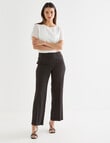 Oliver Black Two-Way-Stretch Classic Pant, Shorter-Length, Black product photo View 03 S