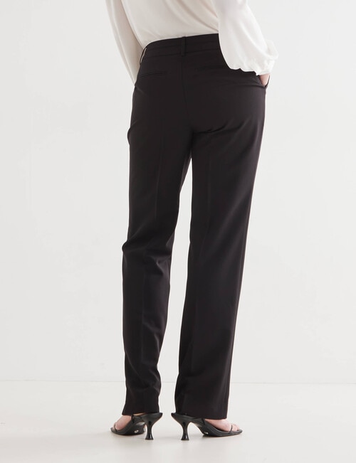Oliver Black Two-Way-Stretch Classic Pant, Regular-Length, Black product photo View 02 L