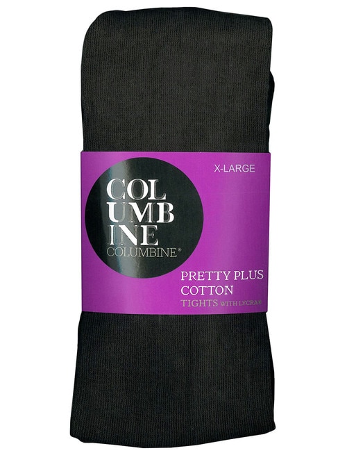 Columbine Pretty Plus Cotton Tight, Black product photo