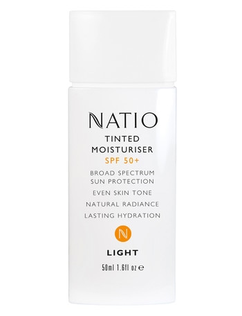 Natio SPF50 Tinted Moisturiser +, Light product photo