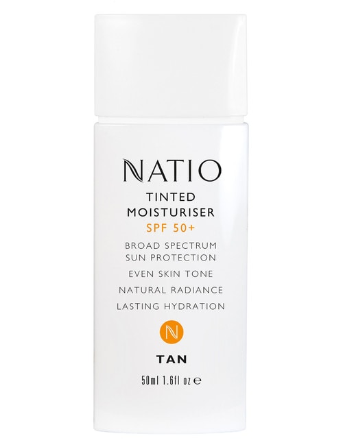 Natio SPF50 Tinted Moisturiser +, Tan product photo