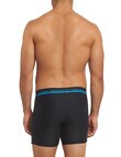 Jockey Performance Dry Impact Midway Trunk, Black & Blue product photo View 02 S