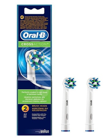 Oral B CrossAction Refills, 2-Pack, EB50-2 product photo