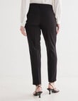 Oliver Black Two-Way-Stretch Tapered Leg Pant, Regular-Length, Black product photo View 02 S