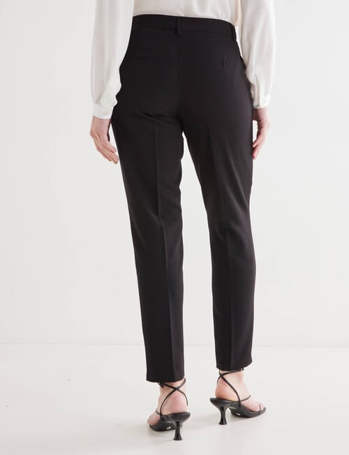 Oliver Black Two-Way-Stretch Tapered Leg Pant, Regular-Length, Black product photo View 02 L