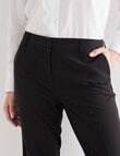 Oliver Black Two-Way-Stretch Tapered Leg Pant, Regular-Length, Black product photo View 04 S