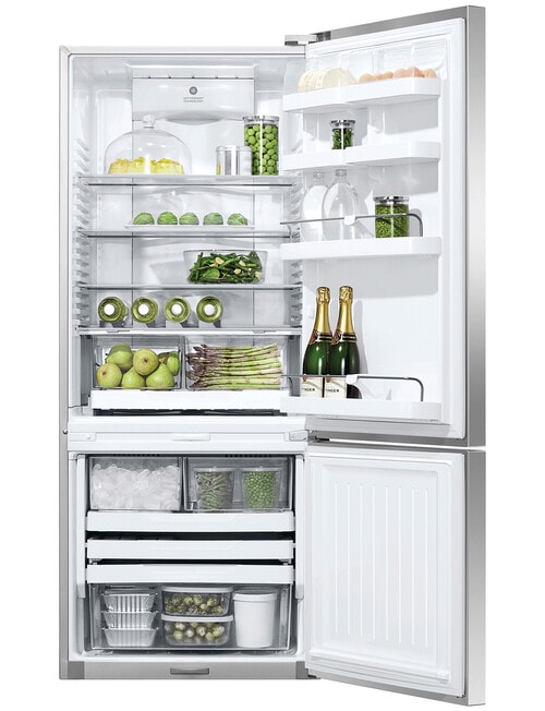 Fisher & Paykel 413L ActiveSmart Fridge Freezer with Ice & Water, E442BRXFDU5 product photo View 02 L