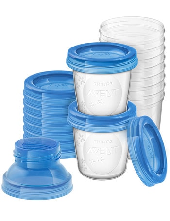 Avent Milk Storage Cups 180ml, 10-Pack product photo