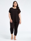 Bodycode Curve Crop Length Legging, Black product photo View 03 S