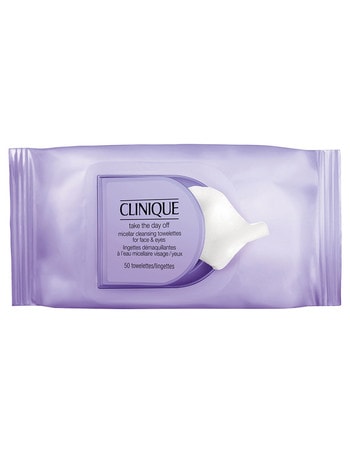 Clinique Take the Day Off Micellar Cleansing Towelettes for Face & Eyes, 50-Pieces product photo