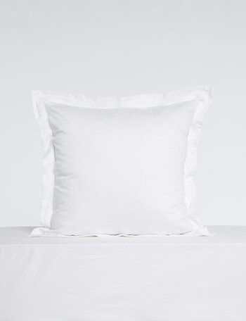 Mondo Cambridge 600 Thread Egyptian Cotton Euro Pillowcase, White product photo